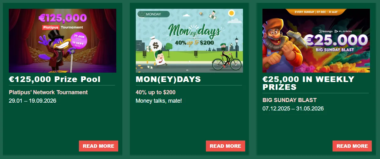 Casino Mate bonuses for Australian players